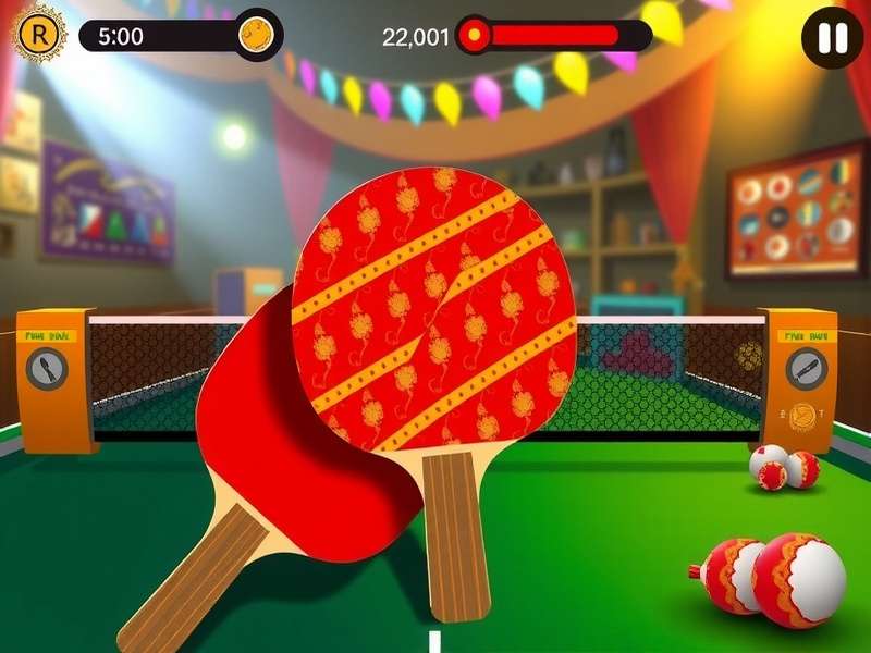 Pong King Diwali tournament visual